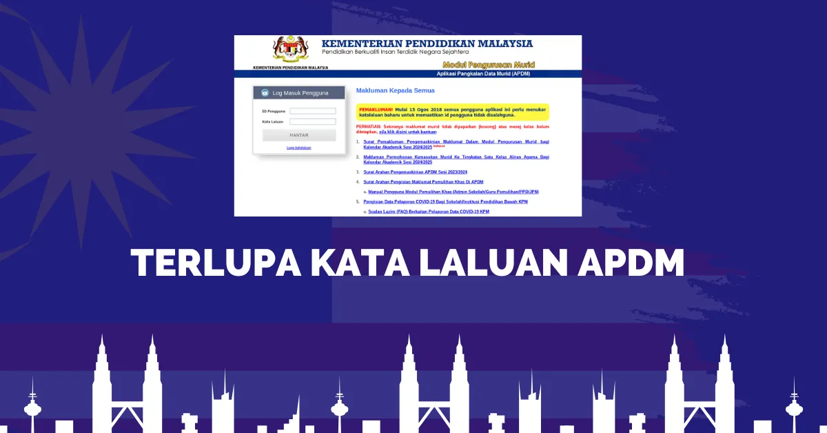 LUPA KATA LALUAN APDM