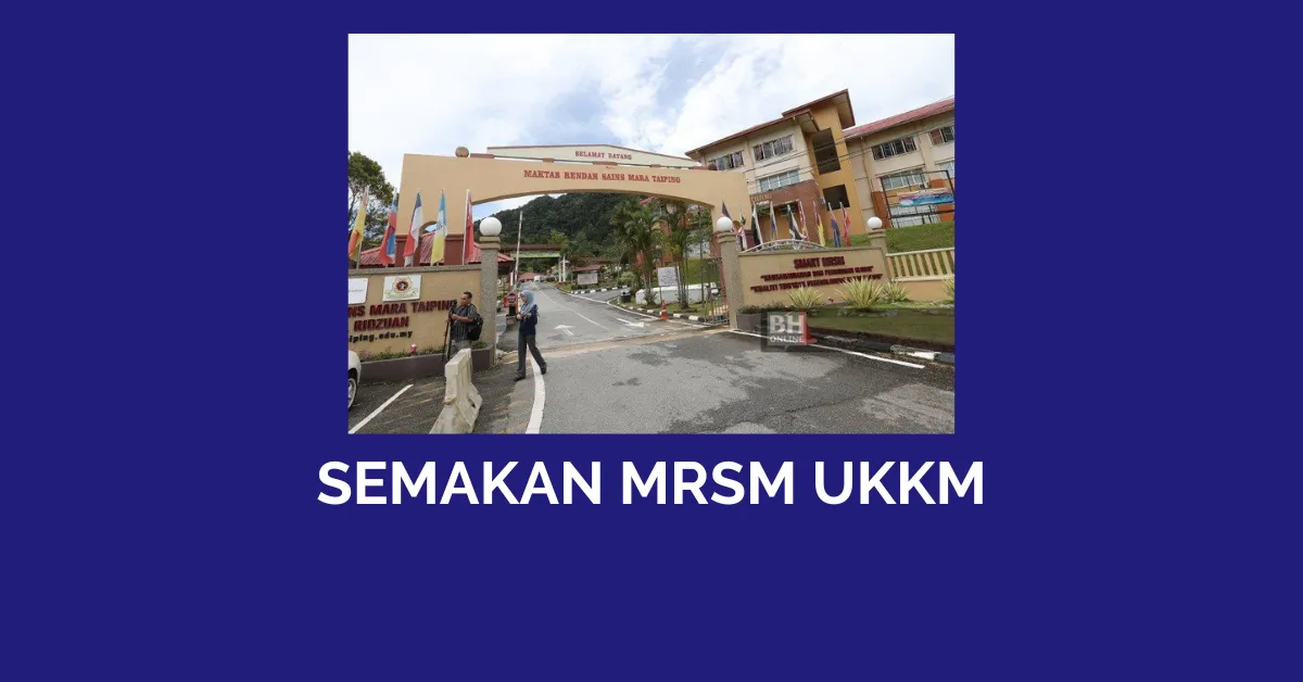 semakan ukkm mrsm