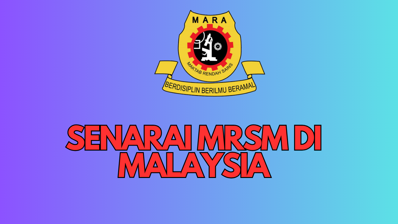senarai mrsm di malaysia