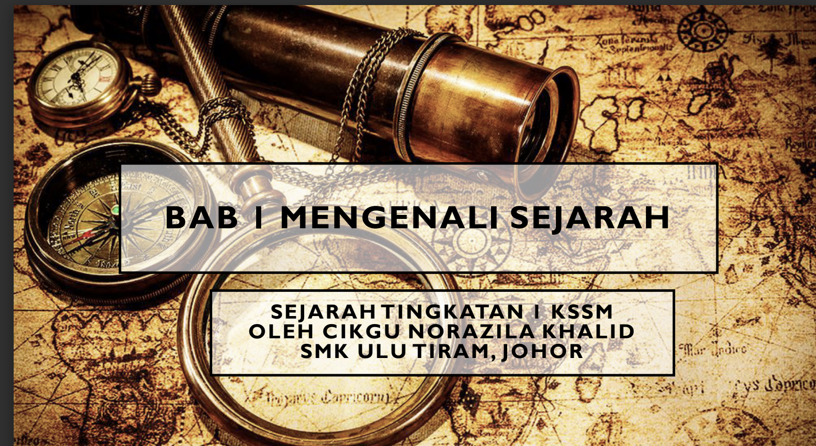 nota sejarah tingkatan 1