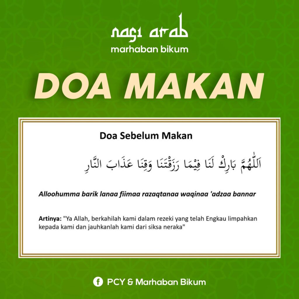 doa makan