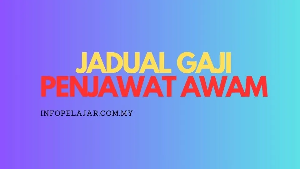 JADUAL GAJI PENJAWAT AWAM