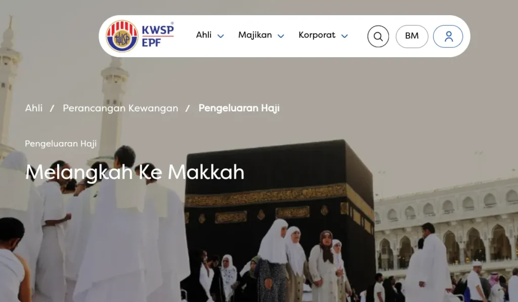 tabung haji guna kwsp