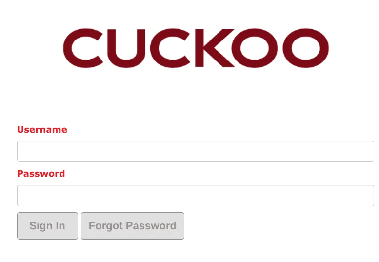 cuckoo login