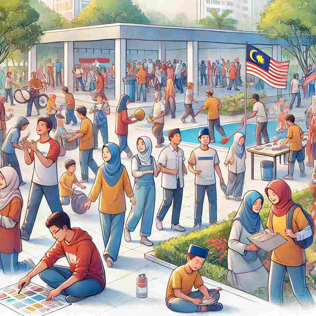 karangan berbilang kaum berita