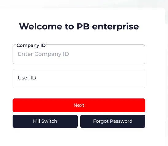 pbe enterprise login