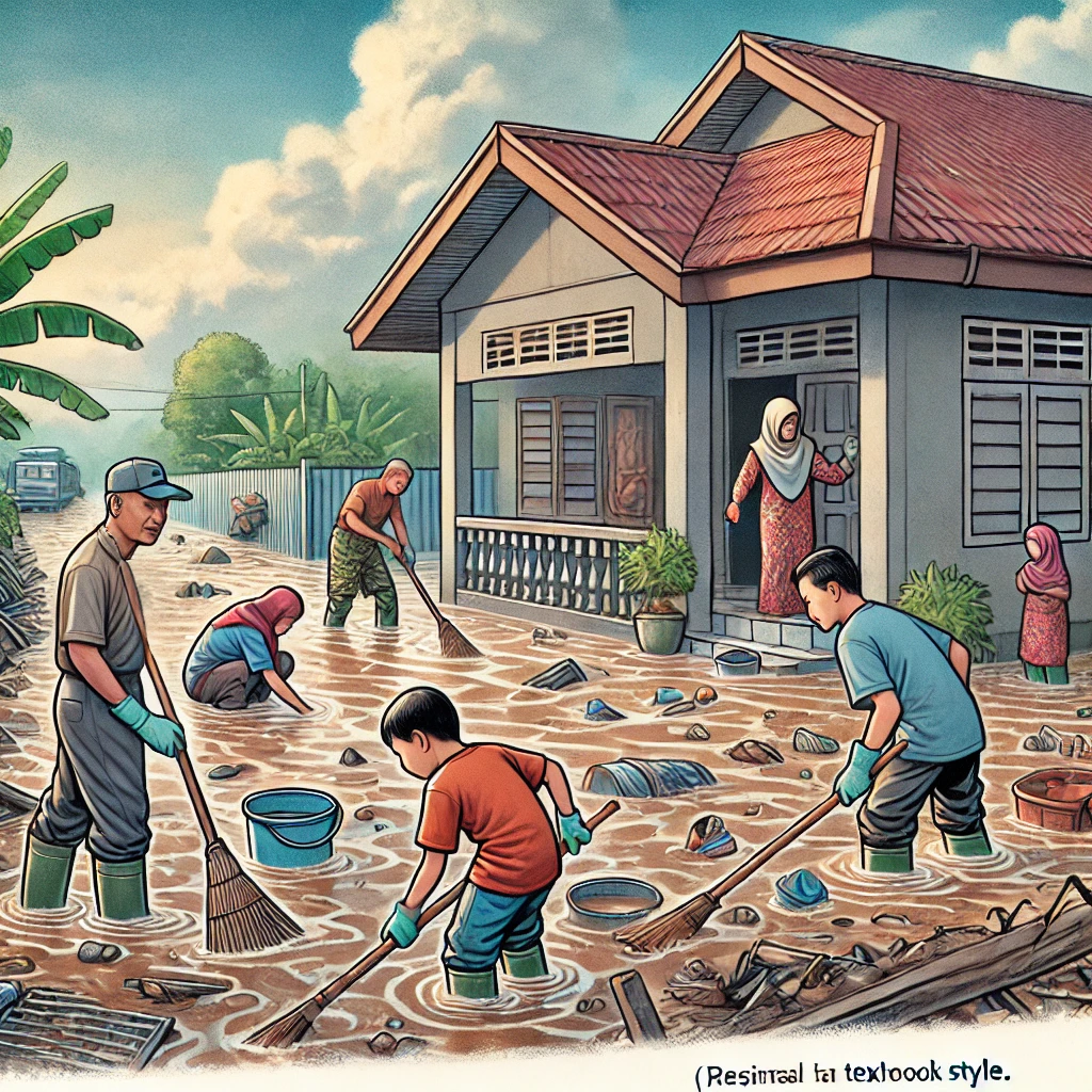 selepas banjir