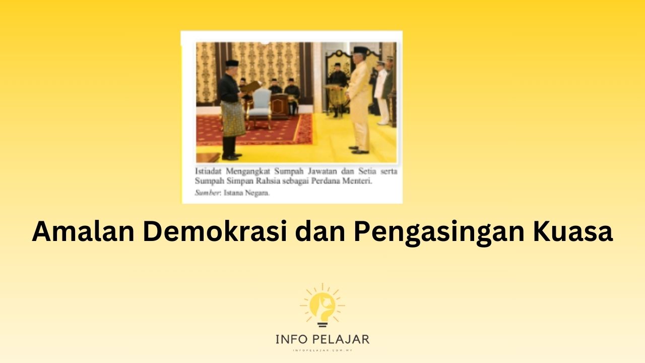 Amalan Demokrasi dan Pengasingan Kuasa