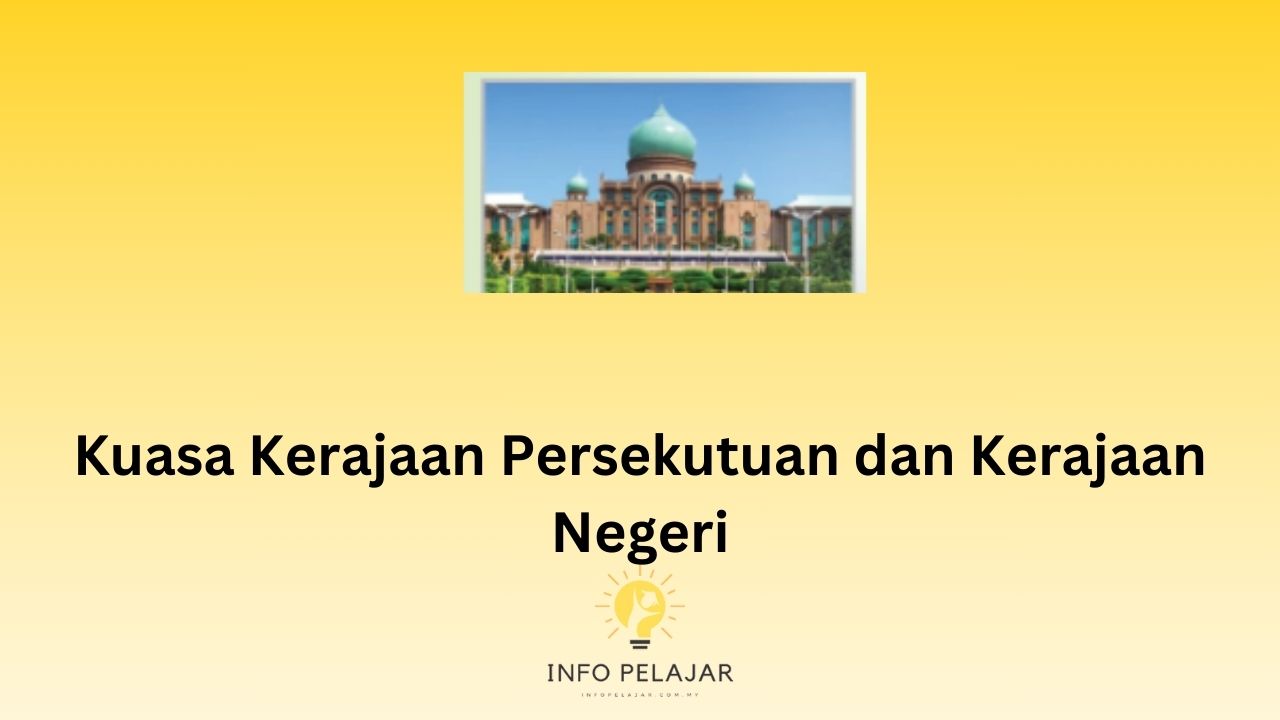 Kuasa Kerajaan Persekutuan dan Kerajaan Negeri