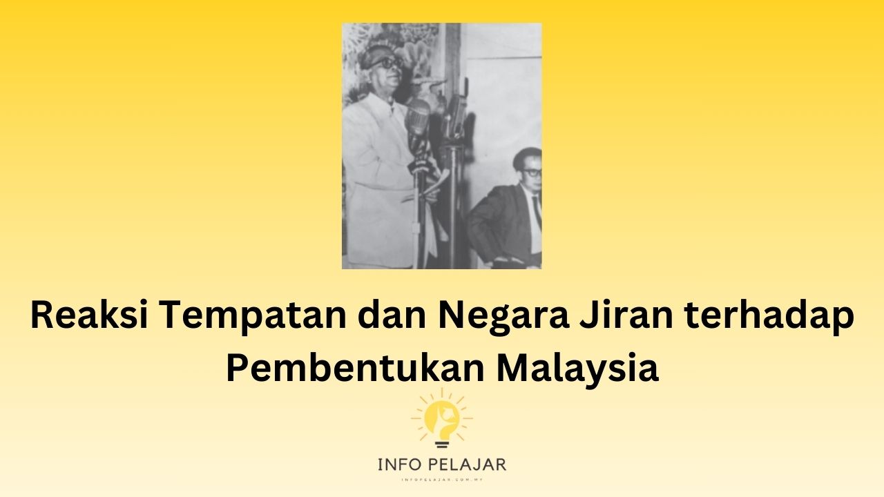 Reaksi Tempatan dan Negara Jiran terhadap Pembentukan Malaysia