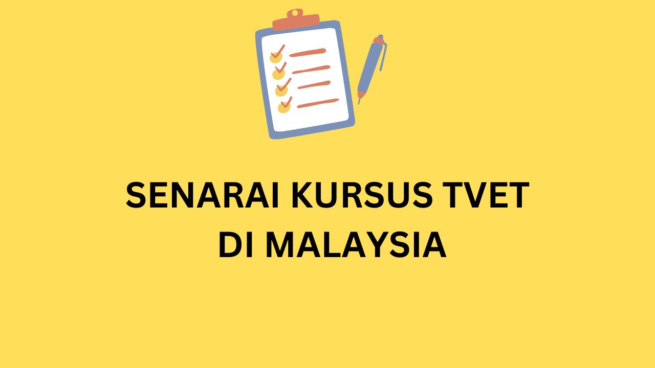 SENARAI KURSUS TVET