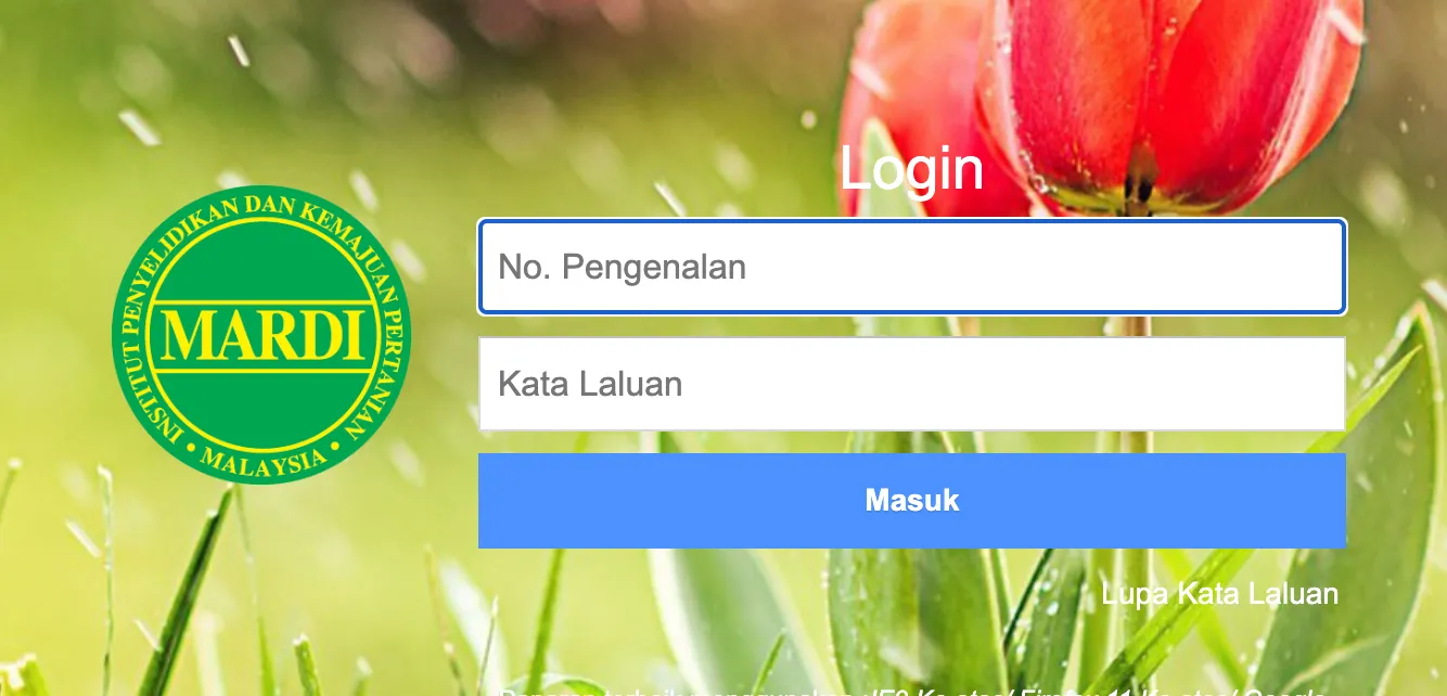 anjung net login