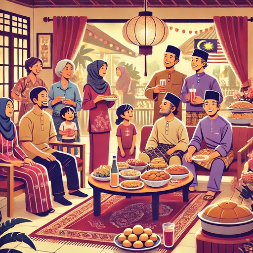 karangan rumah terbuka