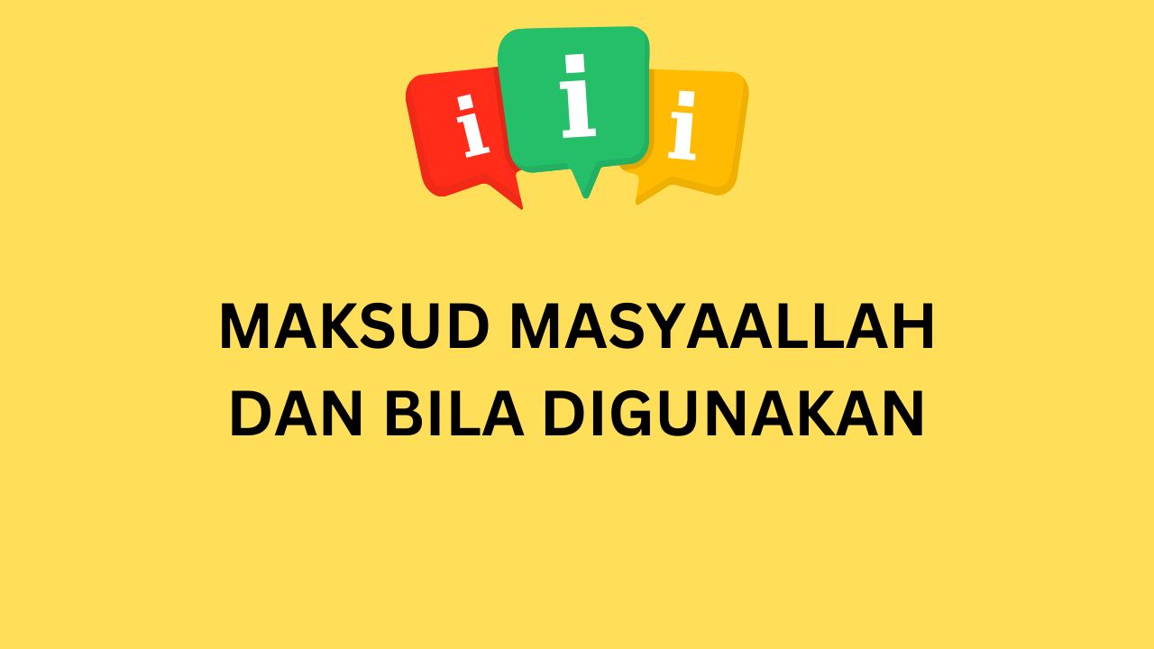 maksud masyaAllah