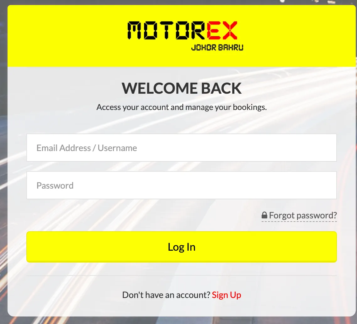 motorex login