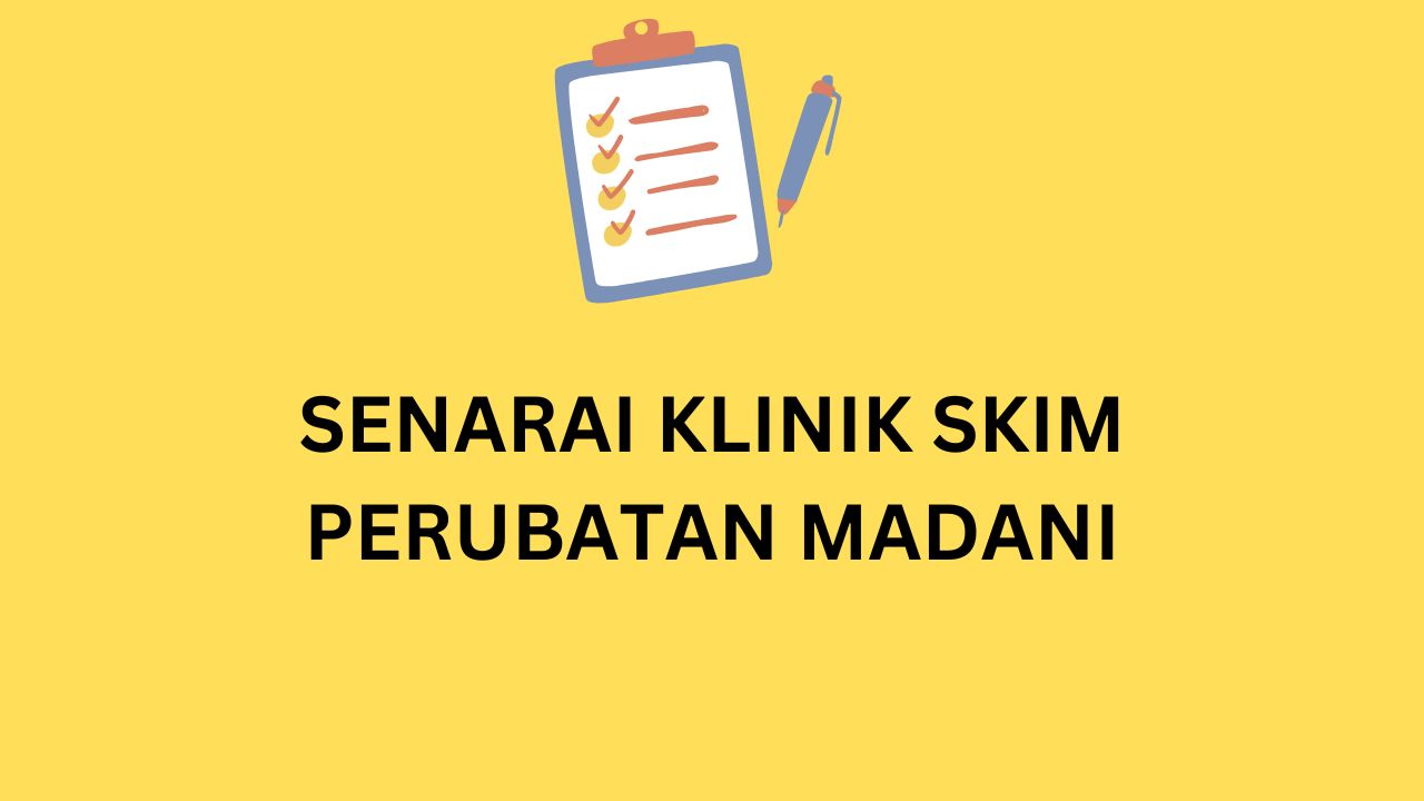 senarai perubatan madani klinik
