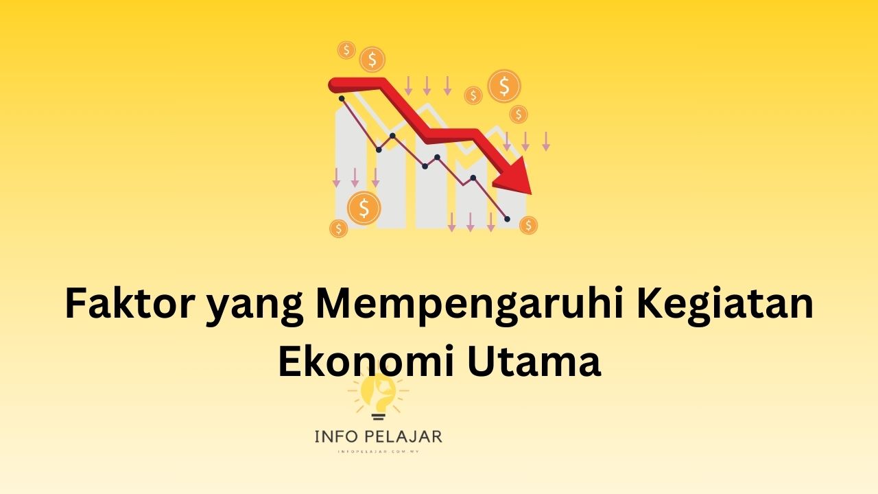 Faktor yang Mempengaruhi Kegiatan Ekonomi Utama