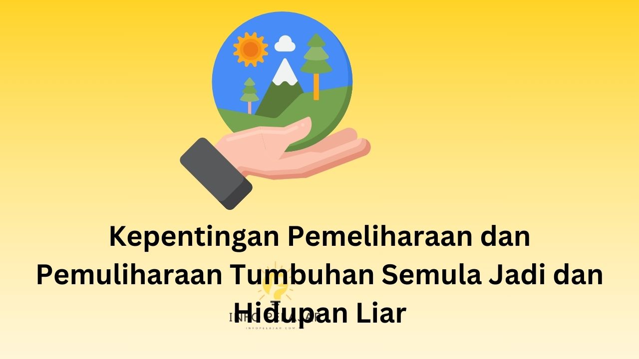 Kepentingan Pemeliharaan dan Pemuliharaan Tumbuhan Semula Jadi dan Hidupan Liar