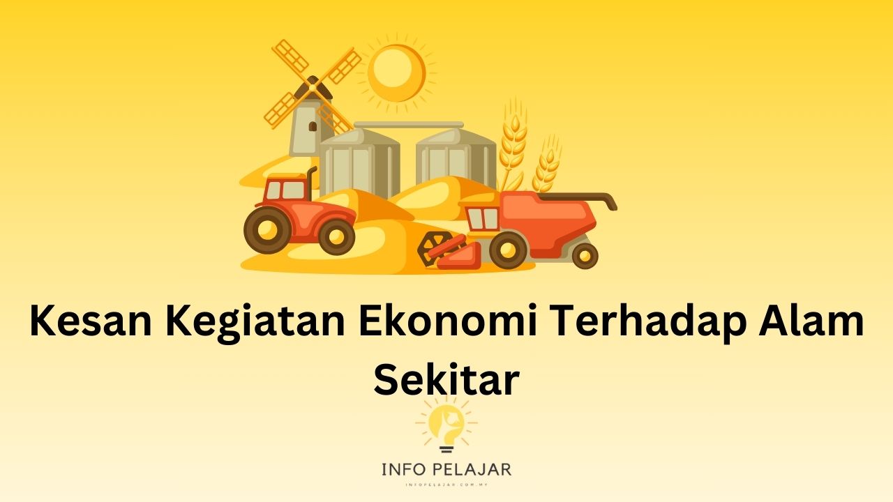 Kesan Kegiatan Ekonomi Terhadap Alam Sekitar