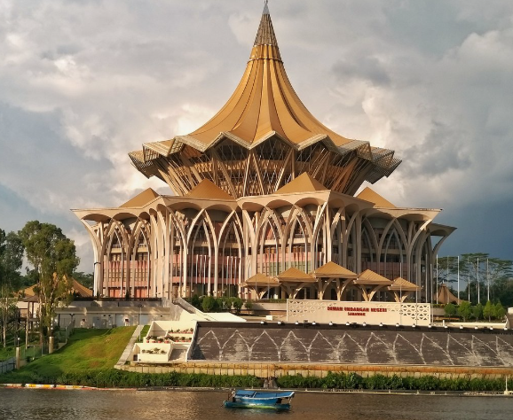 kuching waterfront