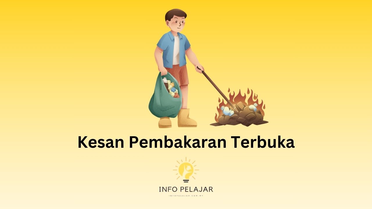 kesan pembakaran terbuka