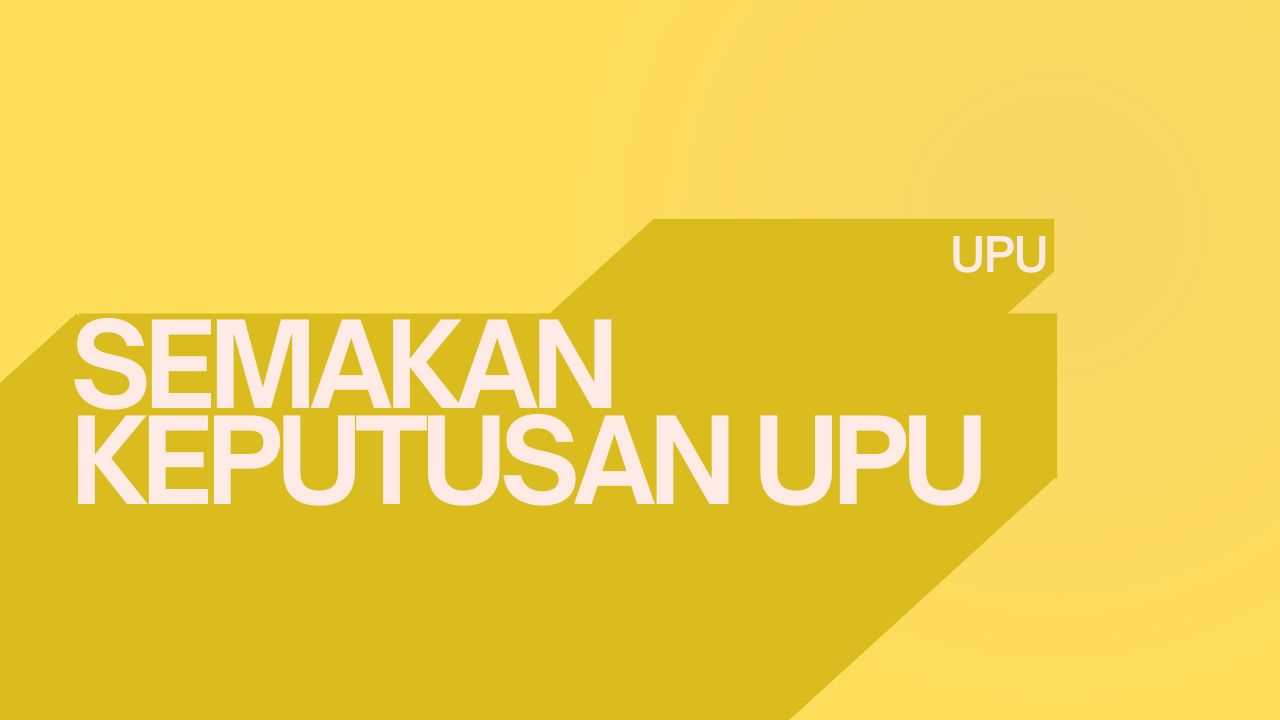 Semakan Keputusan UPU