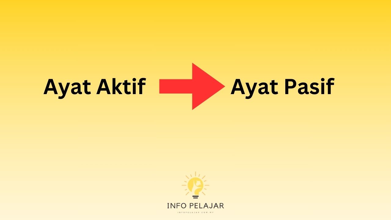 tukar ayat aktif kepada ayat pasif