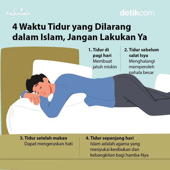 waktu dilarang tidur.