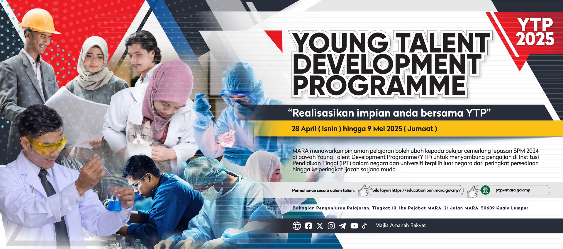 ytp mara permohonan