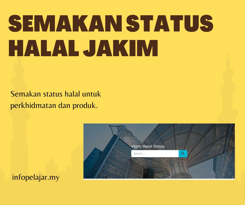semakan status halal jakim
