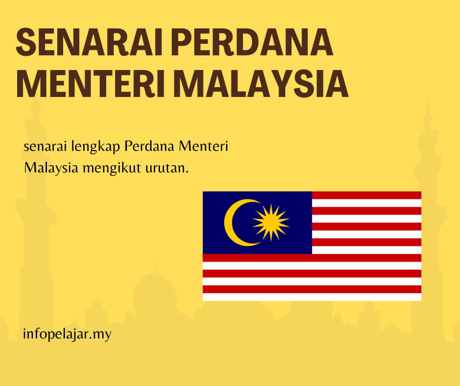 senarai perdana menteri