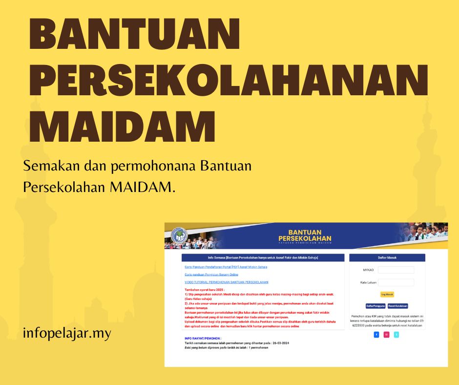 bantuan persekolahan maidam