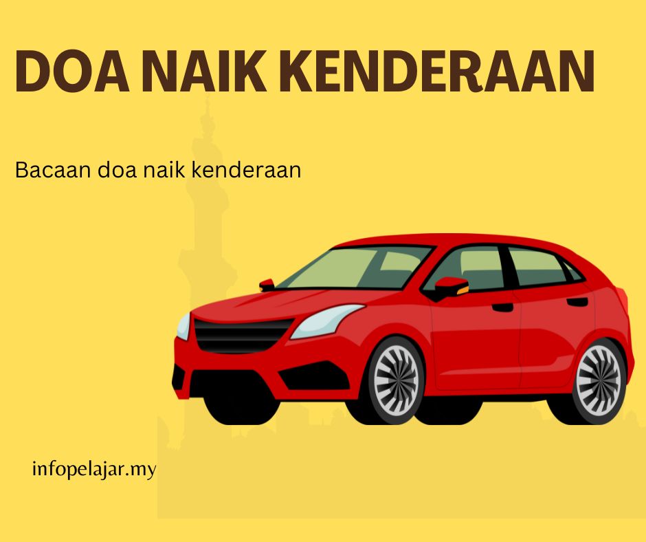 doa naik kenderaan
