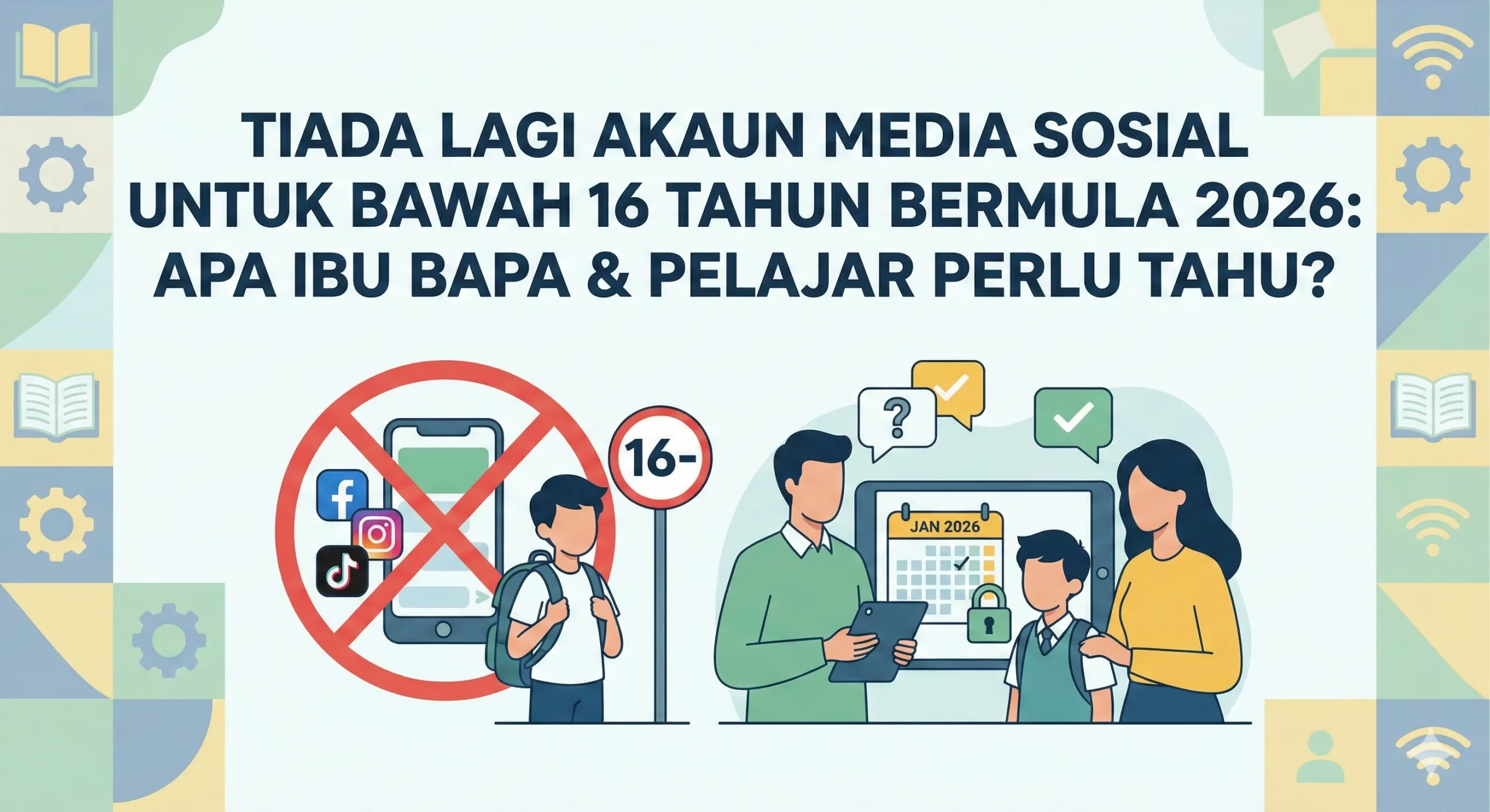 media sosial bawah 16 tahun