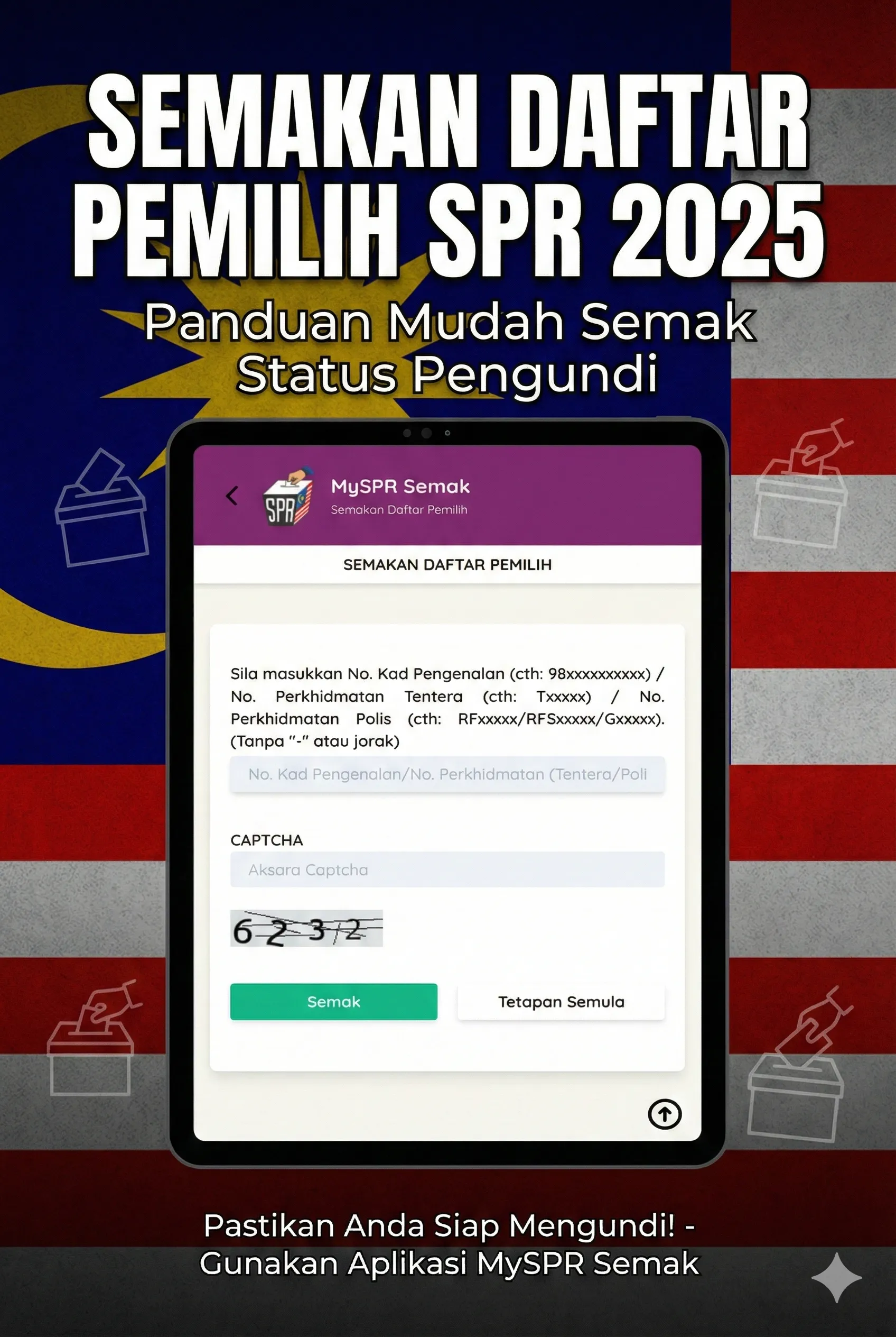 semakan daftar pemilih