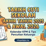 cuti akhir tahun tarikh
